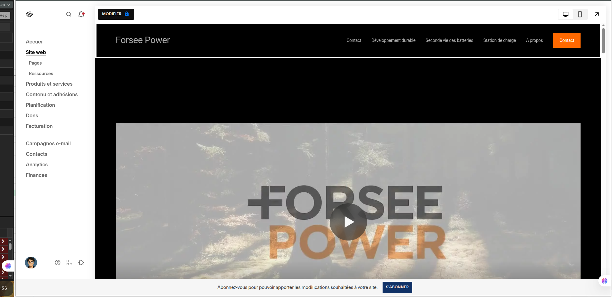 Extrais copie du site de Forsee Power